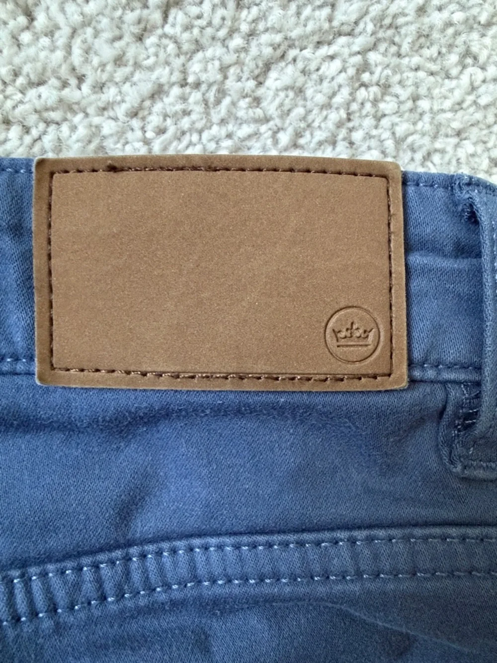 Peter Millar Blue Straight-Fit Chinos